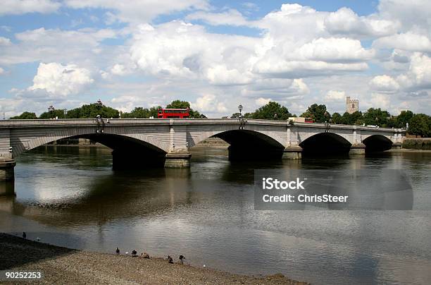 Putney Bridge Over The River Thames Stock Photo - Download Image Now - Putney, Putney Bridge, Bridge - Built Structure