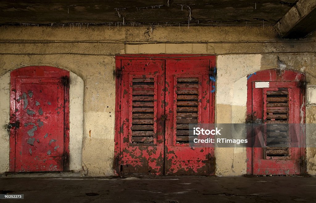 Alte verrostete Türen - Lizenzfrei Alt Stock-Foto