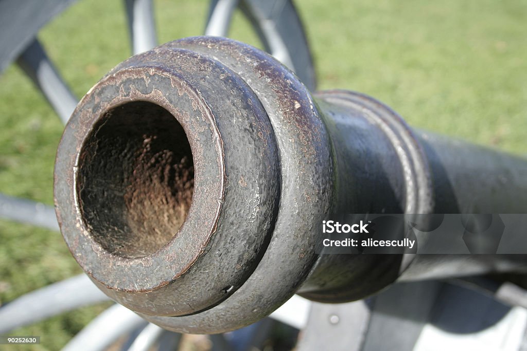 Close Up Historical Cannon  American Revolution Stock Photo