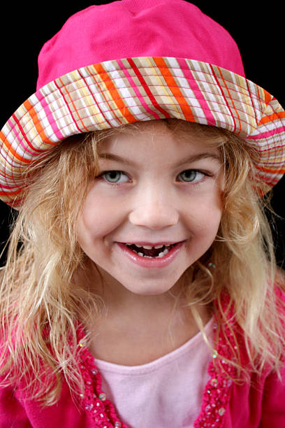 istock Little Girl in Pink 90252639