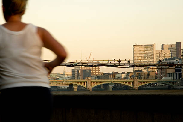 istock Runner on South Bank in London 90252643