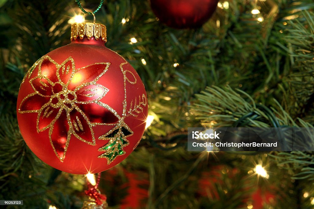 Bola de Árvore de Natal - Royalty-free Lâmpada Foto de stock