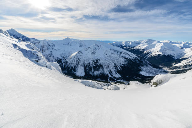 istock Panorama of Ice slopes in high Tatras 902557832