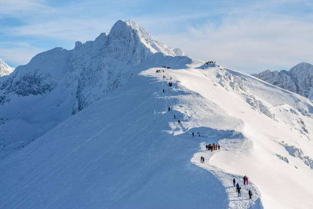 istock Touristic path in Tatra mountains near Kasprowy Wierch 902559282