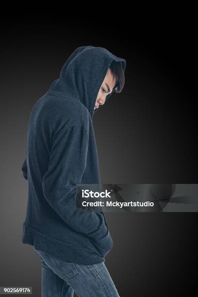 The Mysterious Man Stock Photo - Download Image Now - Adult, Adults Only, Cape - Garment