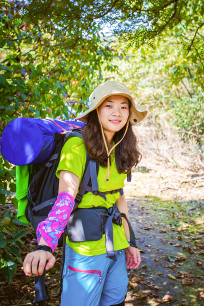 istock The backpacker of the hiking valley 902572078