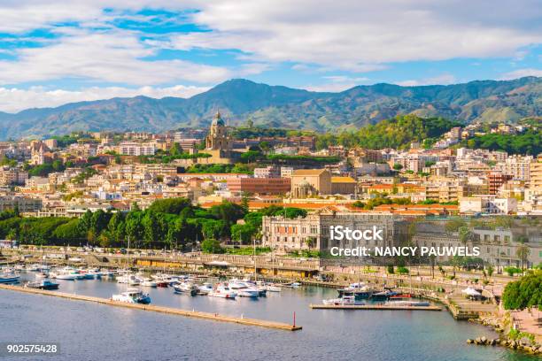 Messina Sicily Italy Stock Photo - Download Image Now - Messina, Strait Of Messina, Sicily