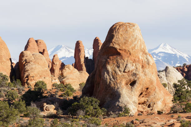 istock Dramatic Red Rock Formations in Arches National Park, Utah 902575702