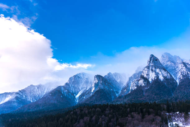 istock Amazing clouds in Bucegi Mountains,Romania 902583492