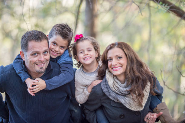 istock Family Photo In Forest 902587844