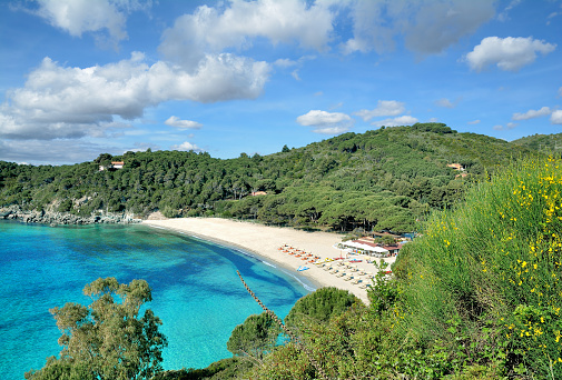 Fetovaia,Beach of Marina di Campo,Island of Elba,Italy