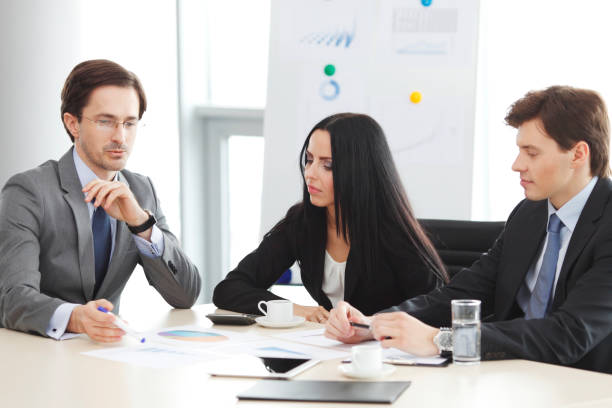 istock Business people on meeting 902602010