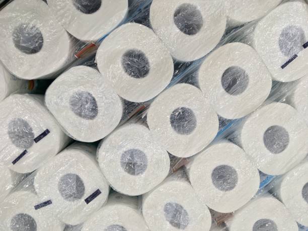 istock rolls of toilet paper 902613858