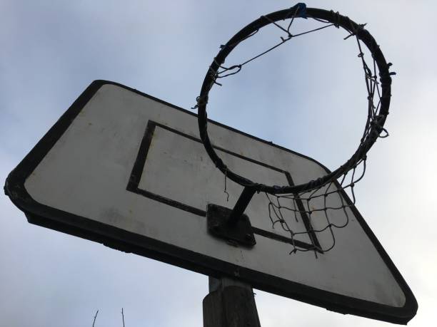 istock street basketball ring on the sky background 902614018
