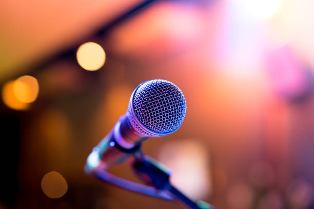 istock Microphone in party or concert 902617300