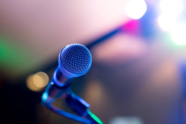 istock Microphone in party or concert 902617518