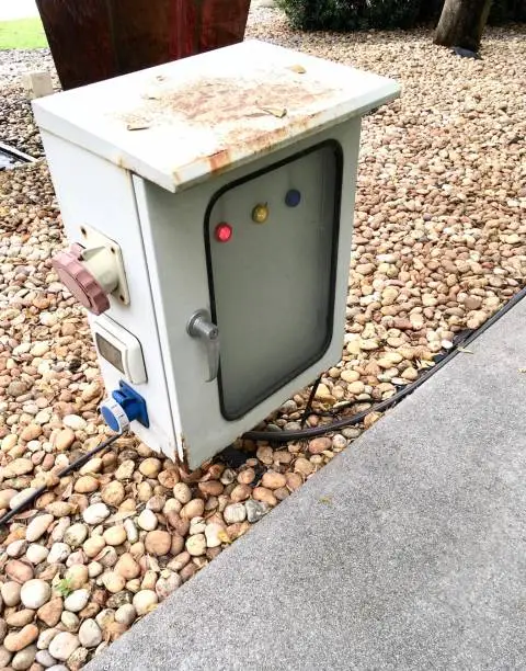 Photo of Outdoor Electric Control Box on The Wall