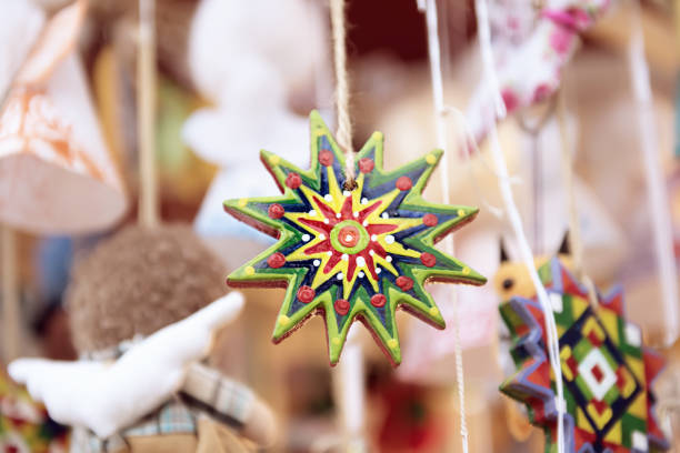 istock Christmas market background 902636024
