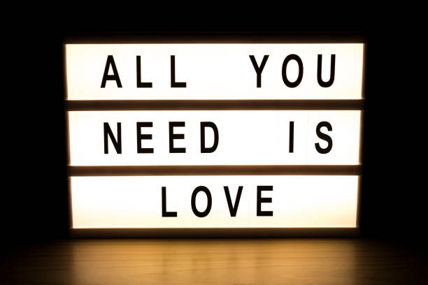 istock All you need is love light box sign board 902647868