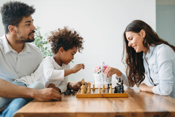istock Young family being playful at home 902652124