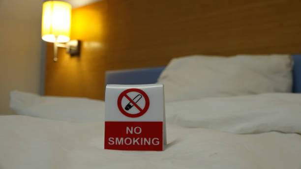 istock No smoking sign on the bed 902654806
