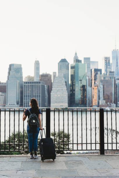 istock Young woman travelling in New York 902658576