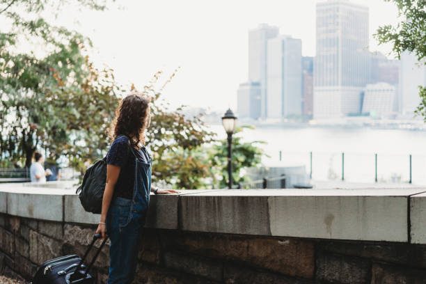 istock Young woman travelling in New York 902658584