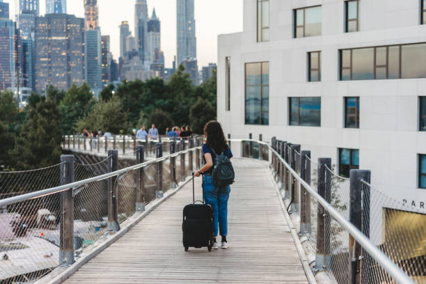 istock Young woman travelling in New York 902658590