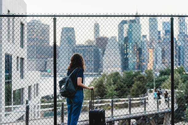 istock Young woman travelling in New York 902658594