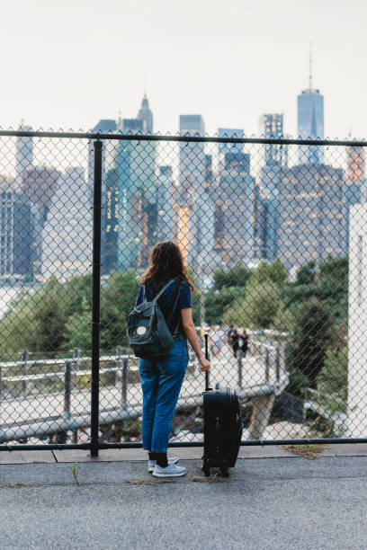 istock Young woman travelling in New York 902658604