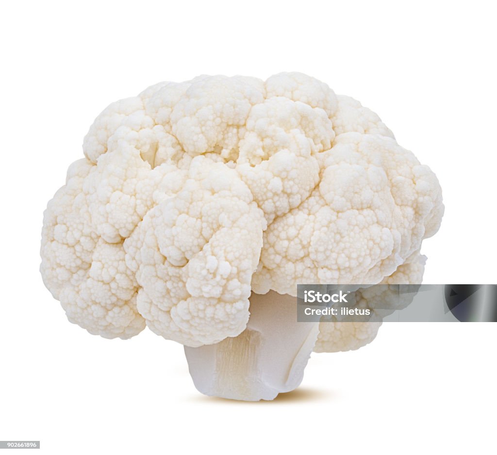 Cauliflower isolated on white Cauliflower isolated on white backgroundCauliflower isolated on white background Cauliflower Stock Photo