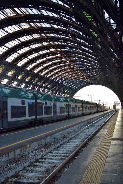 istock train in the Milan station 902662062