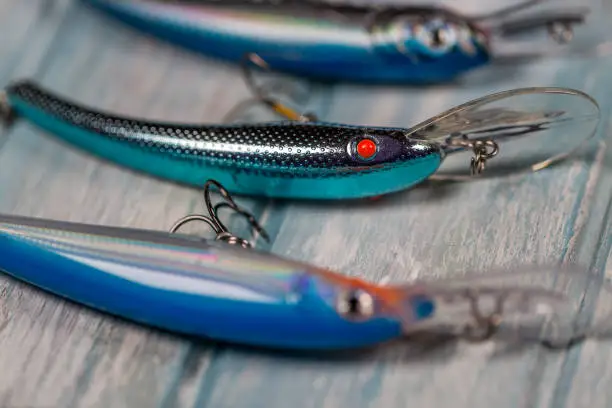 Photo of Spinner Lures.Selective Focus