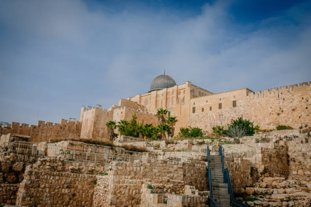이스라엘을 여행 하 고 아름다움을 발견 - jerusalem middle east architecture jerusalem old city 뉴스 사진 이미지