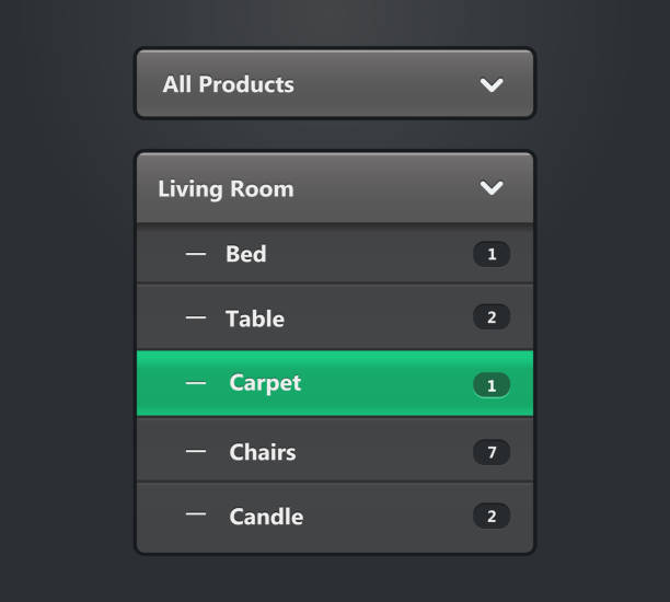 Drop Down Web Icon 550+ Dropdown Menu Icon Stock Illustrations, Royalty-Free Vector ...
