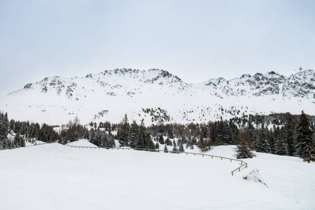 istock Beautiful view on the valley in Swiss Alps 902677056