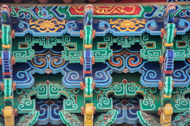 istock Decorative decoration of an ancient Chinese monastery 902680728
