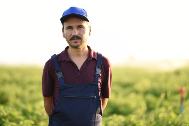 istock Young farmer's portrait 902712382