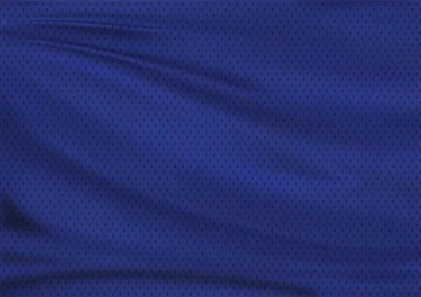 Photo of navy blue textile sport background