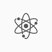 istock atom icon 902738024