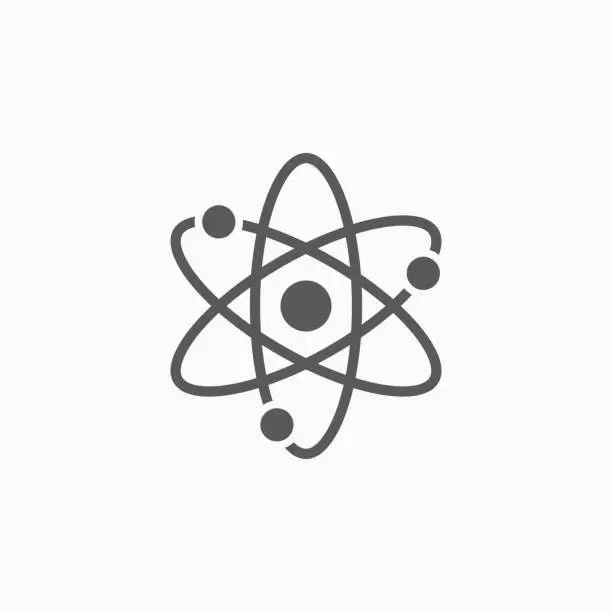 Vector illustration of atom icon