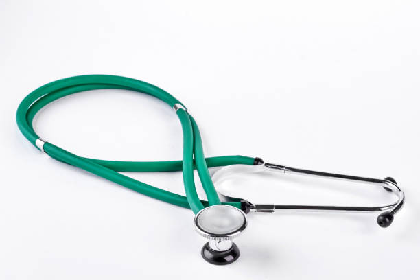 istock Medical stethoscope over white background. 902743522