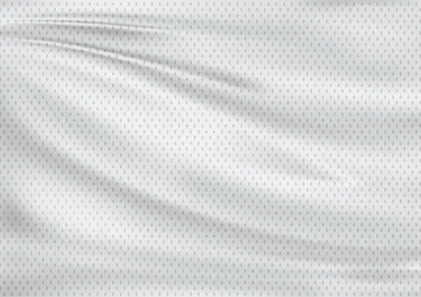 Photo of white textile sport background