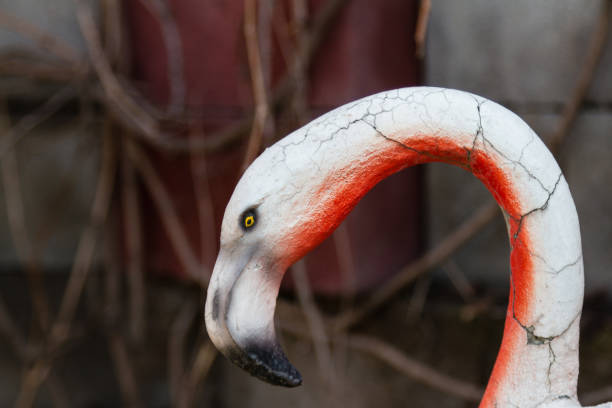 Garden decoration flamingo