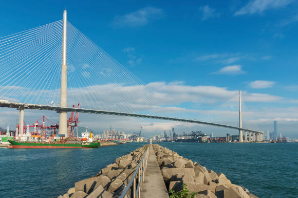 istock bridge and dam in Hong Kong 902779726