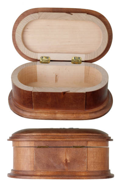 istock Wooden mass production empty  jewelry box. 902780558