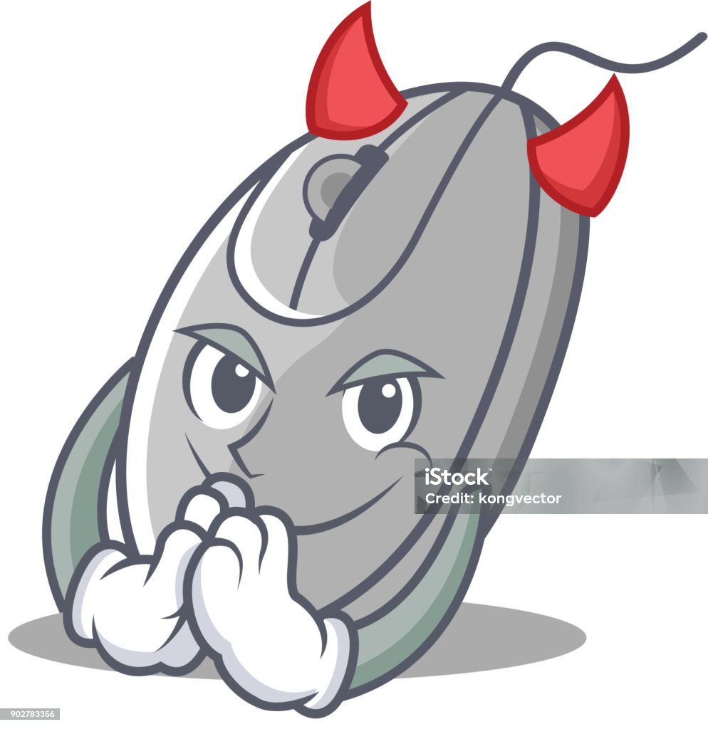 Devil Mouse Deviantart Devil Mouse Mascot Cartoon Style Stock Illustration - Download Image ...