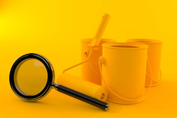 istock Renovation background with magnifying glass 902789526