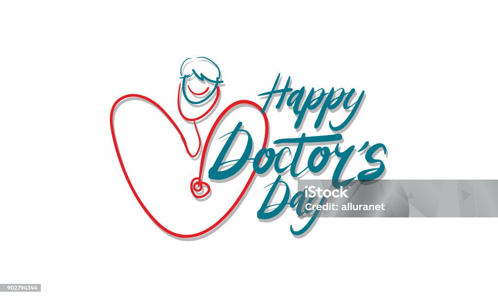 Happy Doctor's Day National Doctors' Day stock vector