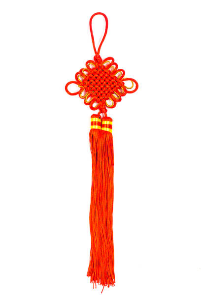 istock Chinese Lucky Knot Isolated on White. 902799854
